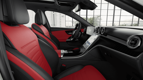 벤츠_C-Class_2025년형_가솔린 2.0_C200 AMG Line_color_int_가죽, 파워 레드 블랙.png