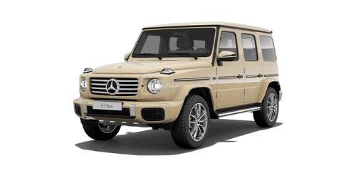 벤츠_The New G-Class_2025년형_color_ext_left_MANUFAKTUR 데저트 샌드 논 메탈릭.png